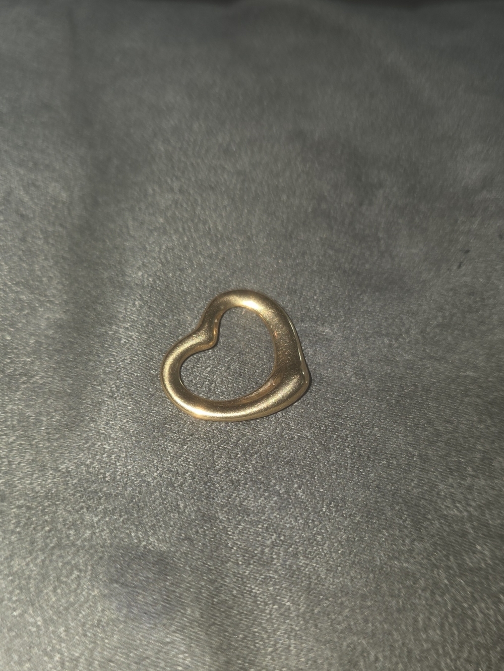 Tiffany & Co. Open Heart Pendant in Warm Gold Tone